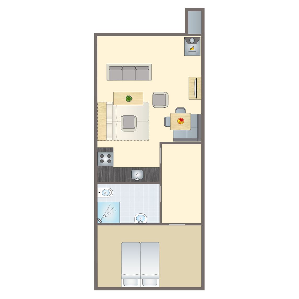 4-persoons appartement