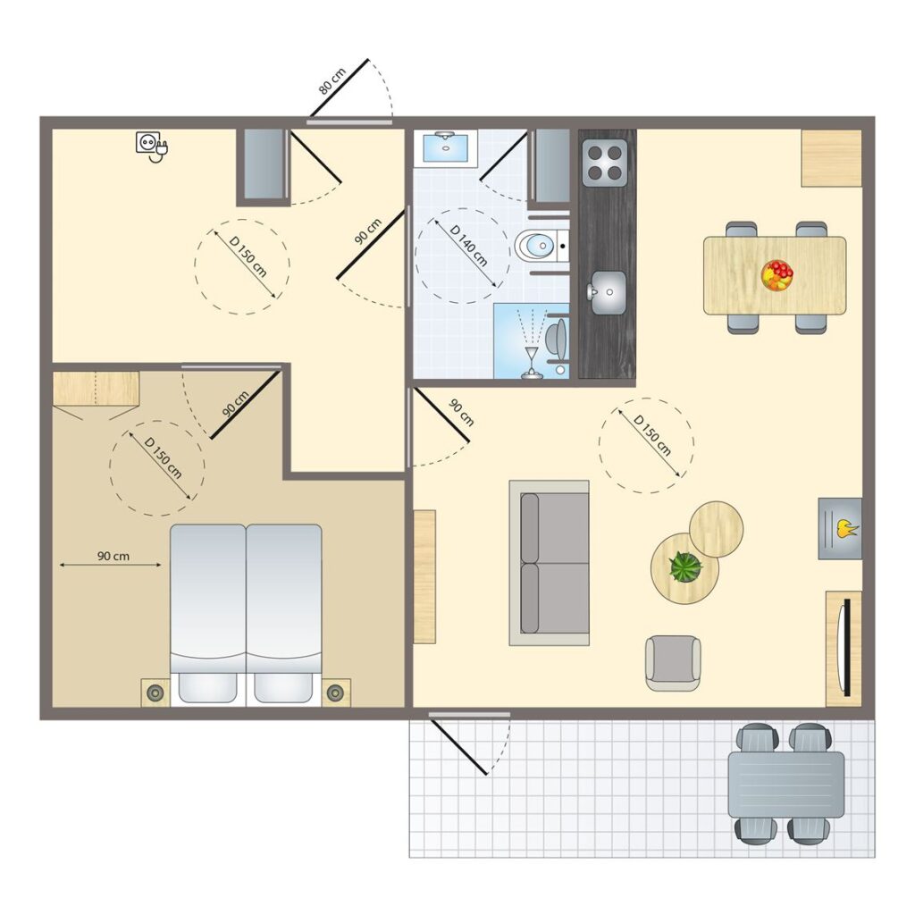 2-persoons bungalow - Extra toegankelijk