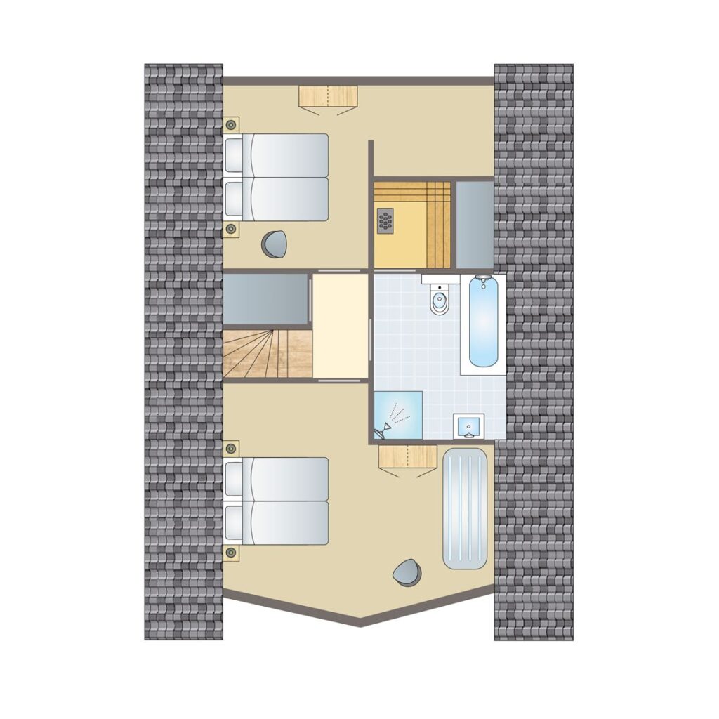 6-persoons waterwoning - Opvaart